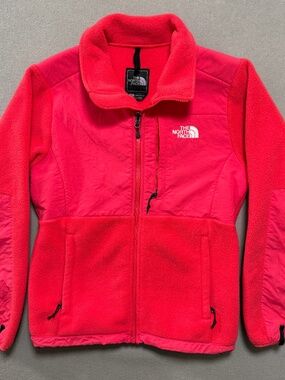 The North Face Denali 2 Fleece Jacket Hot Pink Coral Size Full Zip Women Small